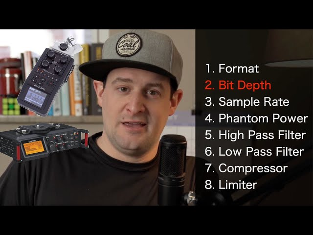 Best Settings for ANY Audio Recorder (for Video Production) | Zoom H6 H4n F8 F6 Tascam D70