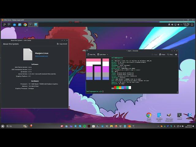 Manjaro - KDE PLASMA 6 - How to install KDE 6 on Manjaro - WSL - GWSL - 2024 YouTube