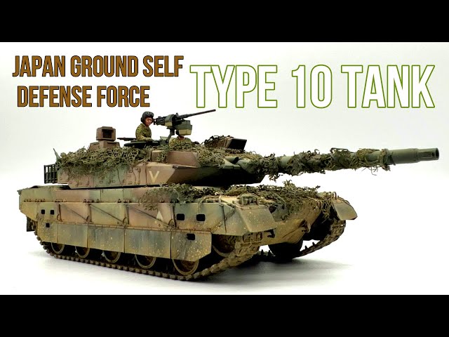 1/35 TAMIYA JGSDF TYPE10 TANK 【10式戦車】TANK MODEL full build　#scalemodel #howtopaint