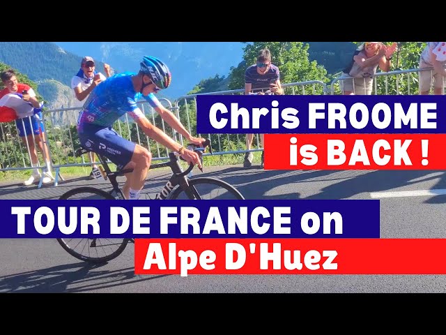 Tour de France on Alpe d'Huez [Fans POV] - Pidcock wins, Chris Froome is back, Vingegaard in yellow