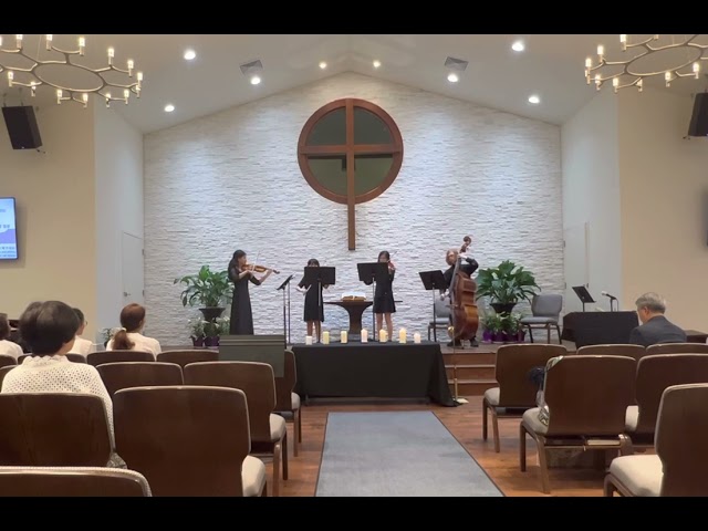 “O Sacred Head, Now Wounded” - string quartet (Irene, Anne, Annette, Harmon)