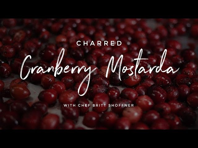 Sides on Sauce: Charred Cranberry Mostarda