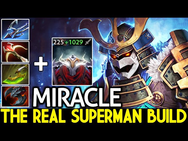 MIRACLE [Sven] The Real Superman Build Full Physical Damage Dota 2