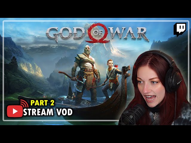 God of War playthrough (first time + PC port) PART 2 | Kruzadar LIVE Stream