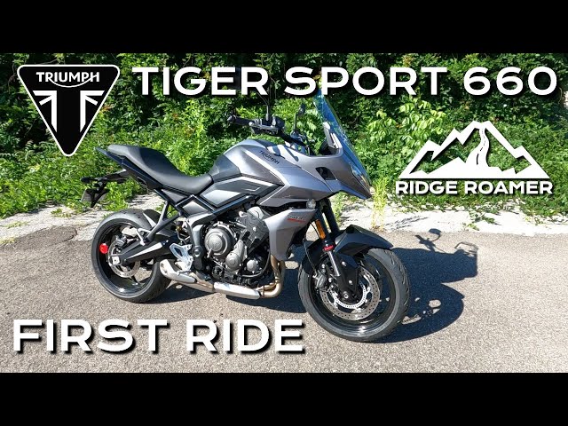 THRASHED! - Triumph Tiger Sport 660 - First Ride Report (really only a light thrashing)