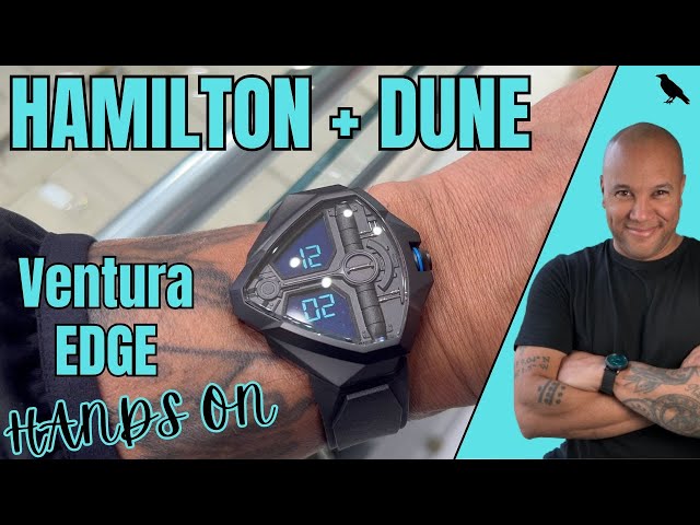 HAMILTON+DUNE Ventura EDGE Watch Review/ HANDS ON, InStore with the H24624330