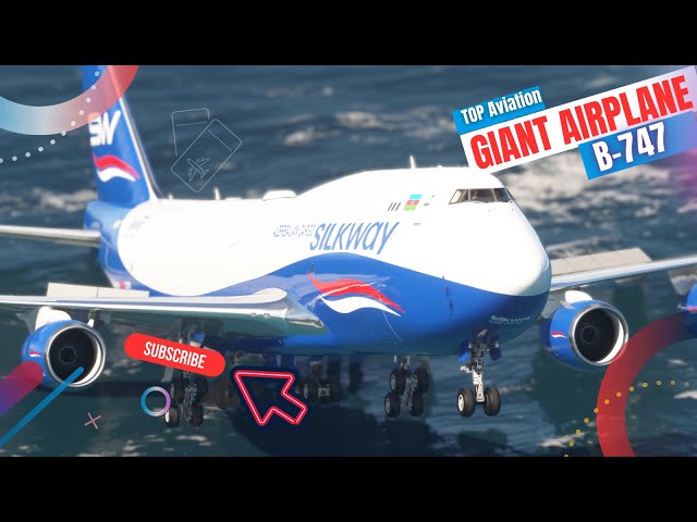 Most BIG Aircraft Flight Landing!! Boeing 747 Silk Way West Airlines Landing at Los Angeles Airport