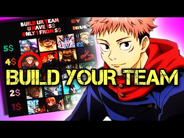 Build Your Anime Team With $15 Dollars!! [JUJUTSU KAISEN]