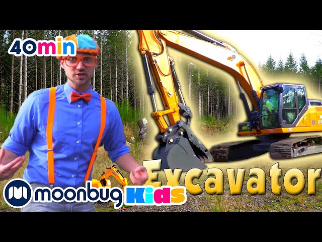 Learn about Excavators! | Blippi | Learning Videos For Kids | Education Show For Toddlers