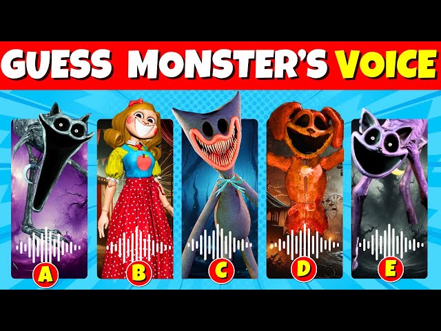 IMPOSSIBLE Guess The POPPY PLAYTIME CHAPTER 3 MONSTERS By VOICE & JUMPSCARES | The Smiling Critters