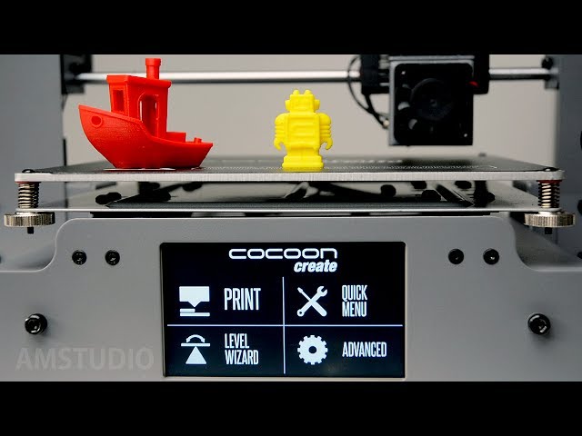 COCOON CREATE TOUCH 3D PRINTER I3 + FIRST PRINTS