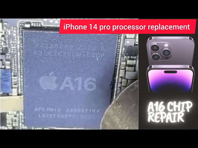 iPhone 14 pro processor replacement | iPhone 14 pro board swap| A16 chip repair #iphone14pro #iphone