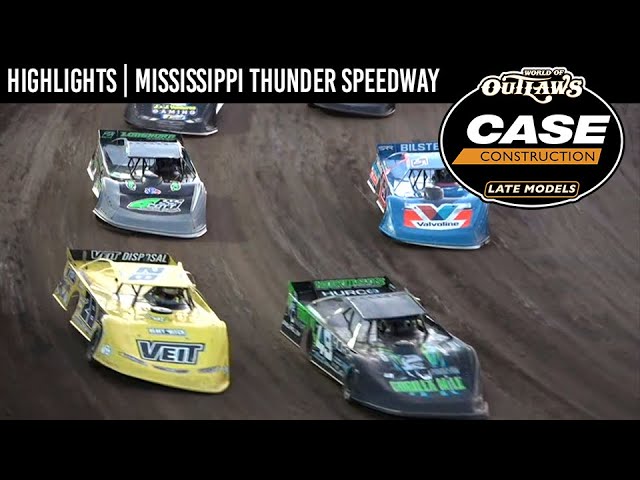 World of Outlaws CASE Late Models | Mississippi Thunder Speedway | May 4, 2023 | HIGHLIGHTS