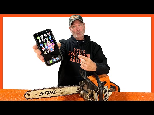 How To Start A Chainsaw With A Phone!