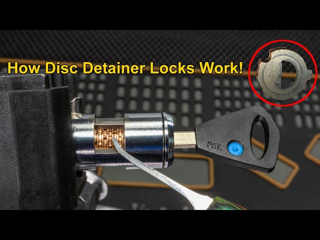 [296] Close-up On How A Disc Detainer Lock Works