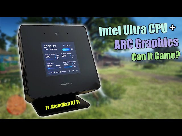 Gaming with Intel ARC Integrated Graphics... (Ft. AtomMan X7 Ti)