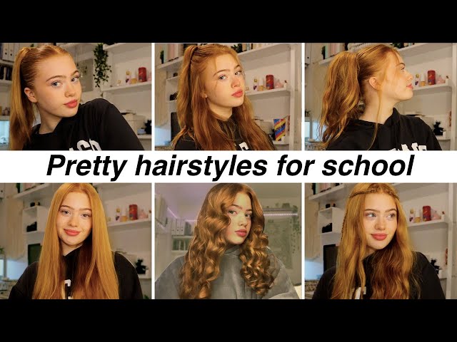 Pretty Hairstyles for school and going out (easy) | Ruby Rose UK
