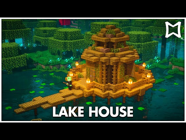 Minecraft Tutorial ► Survival Lake House | Swamp Biome (EASY)