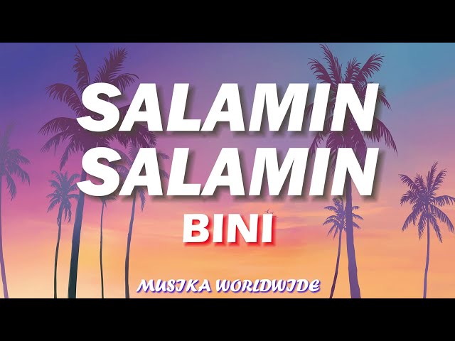 BINI - Salamin, Salamin (Lyrics Video)