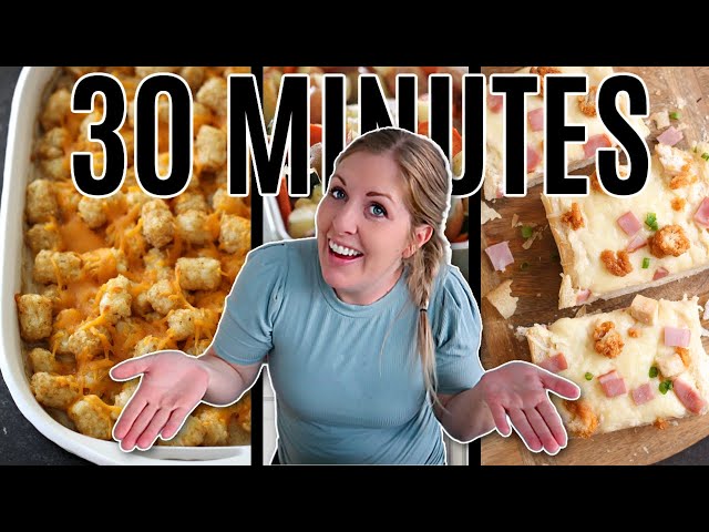 These EASY 30 Minute Meals will Change Your Life!