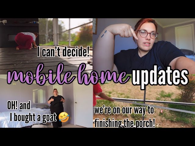 *NEW* MOBILE HOME UPDATES | we survived food poisoning | decisions, decisions, decisions!