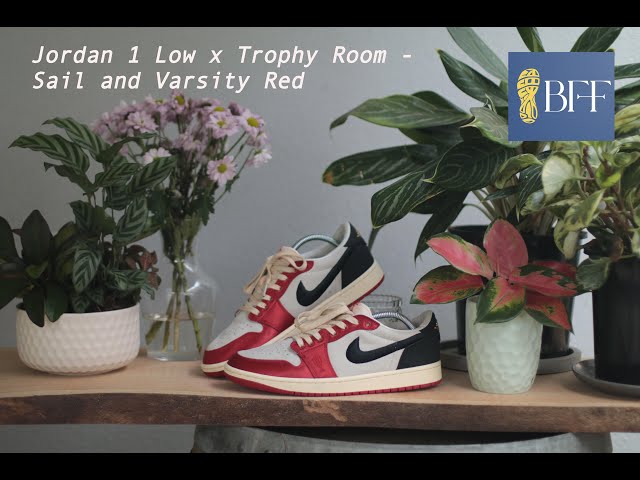 Best sneaker of the year? Jordan 1 Low x Trophy Room - Sail and Varsity Red