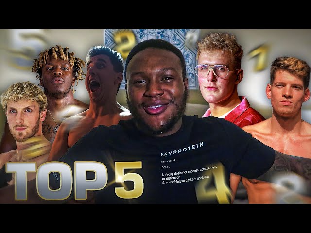 MY TOP 5 YOUTUBE BOXERS (IN ORDER) !!!