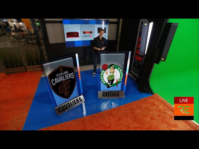 Live Augmented Reality (AR) and Broadcast Graphics Demo at NAB Show 2022 by Zero Density