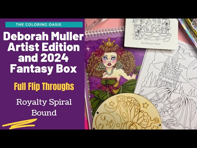 Deborah Muller Artist Edition Royalty Book and Spring 2024 Fantasy Box | See What's Inside Full Flip