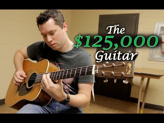 Playing a $125,000 Guitar