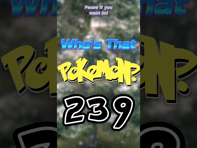 episode 239 who's that Pokémon!? Cool looking but can it see well through its mask?