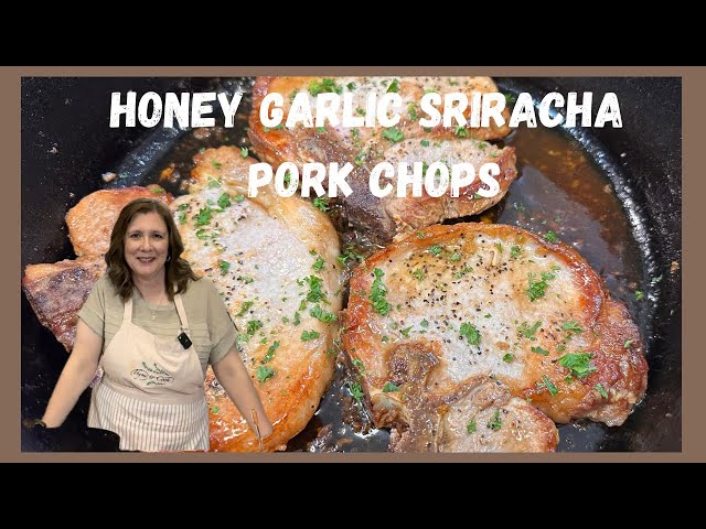 Honey Garlic and Sriracha Pork Chops