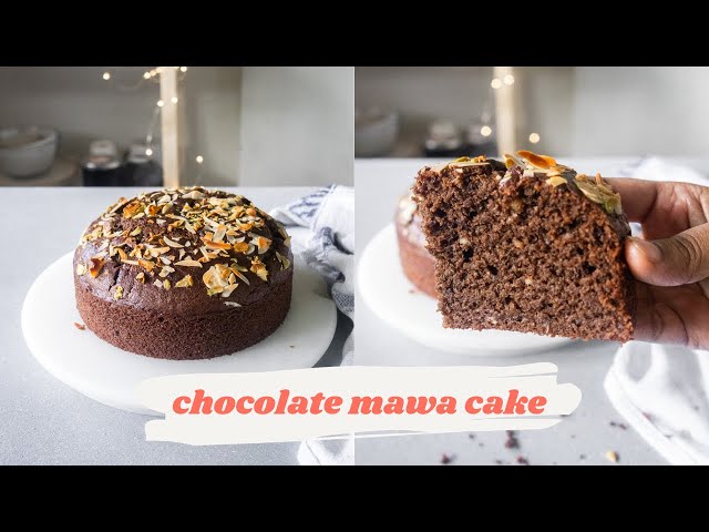 Delicious Eggless Chocolate Mawa Cake Recipe | Irresistible Indian Dessert | The Cupcake Confession