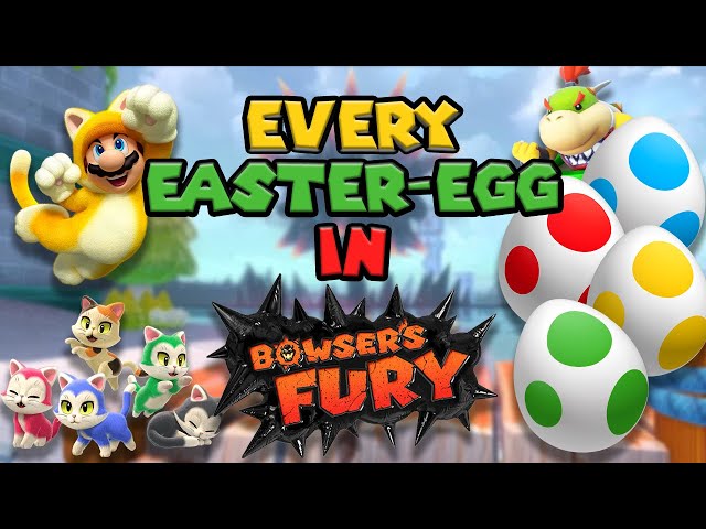 Every Easter-egg in Bowsers Fury: Super Mario 3D World