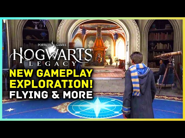 Hogwarts Legacy Gameplay - 11 Minutes of NEW Open World Gameplay - Flying, Wands & More!
