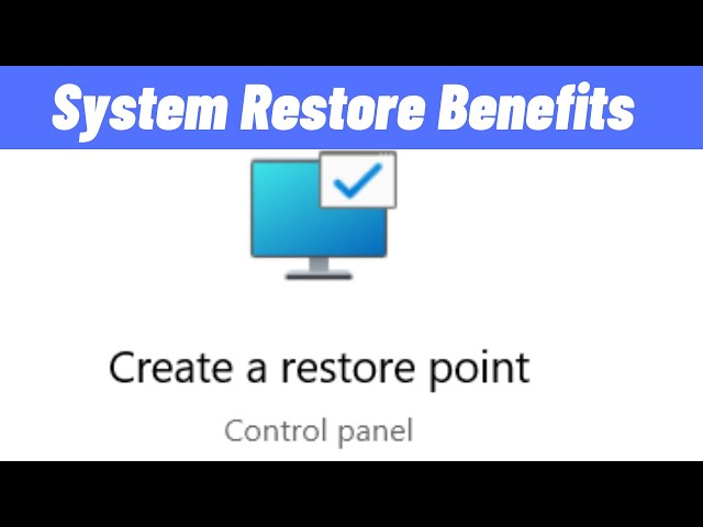How to Create a System Restore Point on Windows 10 & Windows 11