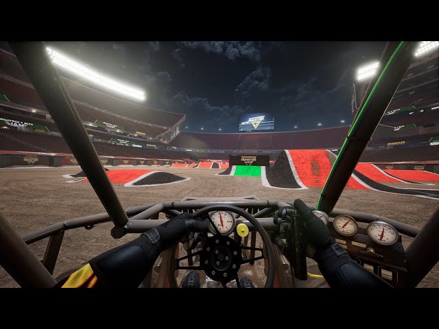 Monster Jam Steel Titans 2 - First Person Freestyle Gameplay