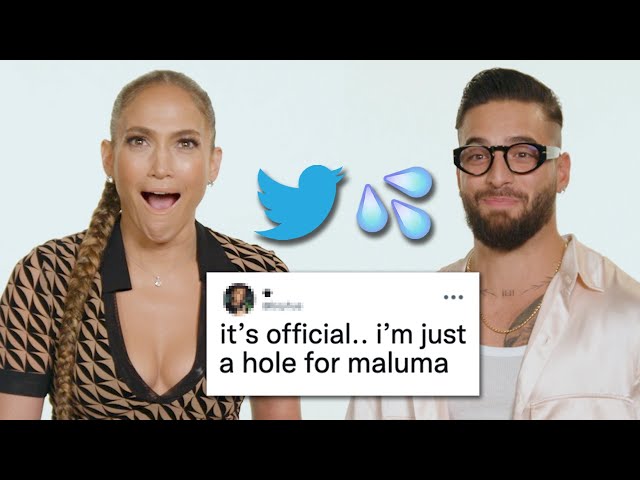 Jennifer Lopez And Maluma Read Thirst Tweets