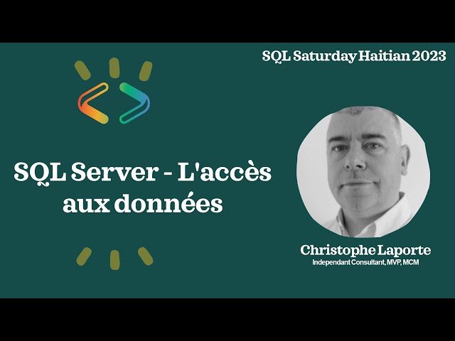 SQL Server   L'accès aux données - Christophe Laporte