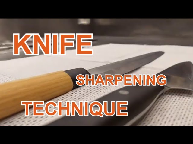 Quelle technique utilisée pour aiguiser son couteau ? @emmansvlogfr
