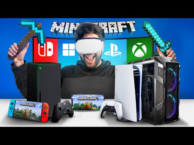 PLAYING MINECRAFT ON EVERY GAMING DEVICE AND CONSOLES !