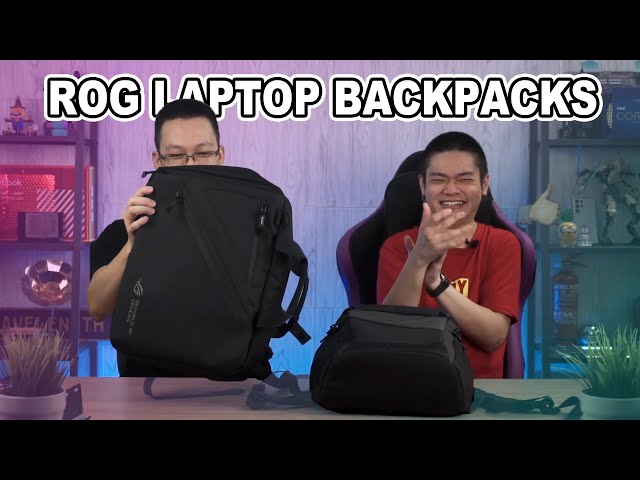 Quick Look at ROG Laptop Backpacks: ROG RANGER & ROG ARCHER