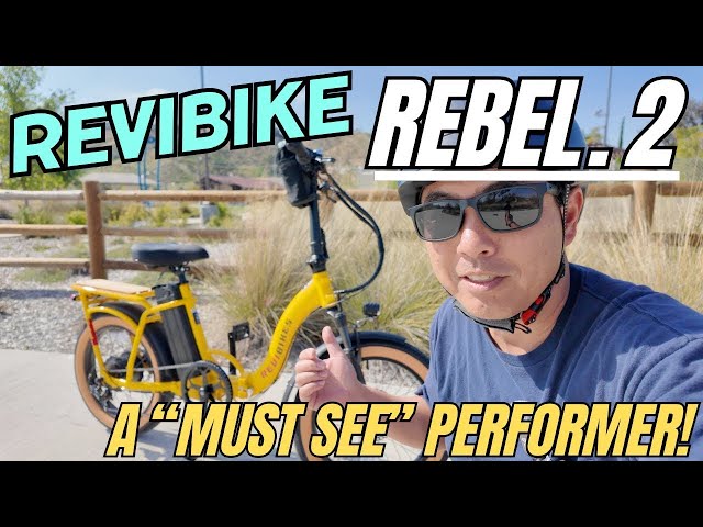 Revibike Rebel2: The Amazingly Quick and Affordable Folding Ebike With Top-notch Parts!