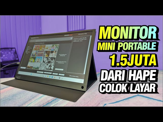 @445 monitor GAMING 15" PORTABLE termurah !!! colok dari Hp, laptop, tablet, PS, Xbox
