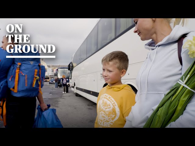 Taking my son back to Ukraine: 'I know I can't hold any fear'
