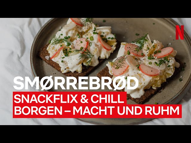 Borgen - Macht und Ruhm | Snackflix & Chill: Smørrebrød mit Kartoffelsalat & Radieschen #Shorts