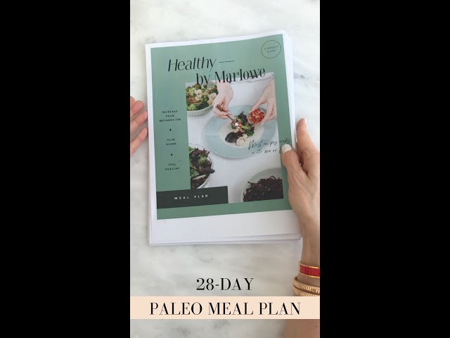 Sneak Peek Inside My 28-Day Paleo Meal Plan