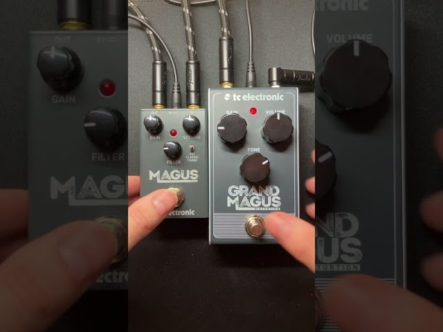 RHYTHM guitar. TC Electronic MAGUS Pro vs GRAND MAGUS into a Marshall 1987x #distortion