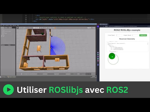 Comment utiliser ROSlibjs avec ROS2 | ROS2 Tutorial