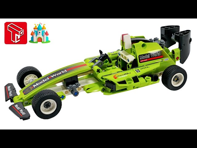 LEGO Technic Formula Car Pull-back - LEGO Speed Build (NON LEGO)